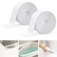 thumbnail image 1 of 2 rollos de cinta de calafateo autoadhesiva impermeable, cinta de sellado de calafateo para encimera de cocina, fregadero, baño, inodoro, bañera, 1 of 5