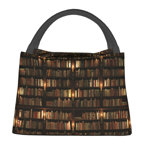 Balery Bookshelves Bolsa de Aislamiento Portátil – Bolsa de Almuerzo con Forro de Aluminio Mejorado, Funda Impermeable y Fácil de Limpiar para Picnic y Caja de Almuerzo