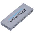 thumbnail image 3 of Conmutador KVM de 4 entradas y 1 salida, 4 puertos, interfaz multimedia de alta definición, conmutador de pantalla con 4 cables de conexión para PC, 3 of 5