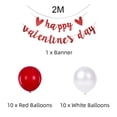 thumbnail image 5 of UDIYO Romantic Balloons Decorative Flag Valentines Party Paper Banner Hanging Ornament, 5 of 7