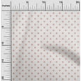 thumbnail image 2 of oneOone Silk Tabby White Fabric Geometric Dress Material Fabric Print Fabric By The Yard 42 Inch Wide, 2 of 5