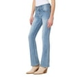 thumbnail image 2 of WallFlower Women's Luscious Curvy Bootcut Mid-Rise Insta Stretch Juniors Jeans (Standard and Plus), 2 of 5