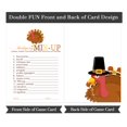 thumbnail image 4 of Thanksgiving Word Scramble Game Cards (25 Pack) Turkey Dinner Party Games Adults Kids Family Friendsgiving - Unscramble Activity Fall Festival Events – Printed 5x7 Set - Paper Clever Party, 4 of 6