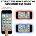 thumbnail image 4 of Kids Phone Toddler Toys for Girls Boys Age 1-3,Christmas Birthday Gifts for Toddler ,Portable Touchscreen Learning Toy for 1 2 3 Year Old, Black, 4 of 7