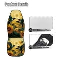 thumbnail image 5 of Yuyamidu Hummingbird Car Seat Cover Fall Sunflowers Car Bucket Cushion Waterproof Auto Seat Cover Sets for Trucks Vans SUV, Universal Auto Accessories, 5 of 7