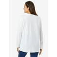 thumbnail image 2 of Woman Within Plus Size Perfect Long-Sleeve Crewneck Tee (Petite Available), 2 of 5