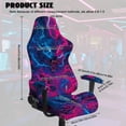 thumbnail image 7 of KUIFORTI Wolf Cool Gaming Chair Covers Easy to Install Gaming Chair Seat Cover with 2Pcs Armrest Slipcover Anti Scratch Pet Resistant Guard for Home, Office Decorations, 7 of 7