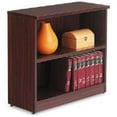 thumbnail image 1 of Alera ALEVA633032MY Valencia Series Bookcase- 2 Shelves- Mahogany, 1 of 2