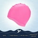 thumbnail image 4 of Uxcell Gorro de Natación de Silicona en Paquete de 2 para Mujeres y Hombres, Gorro de Natación Impermeable No Deslizante Duradero [Rosa], 4 of 6