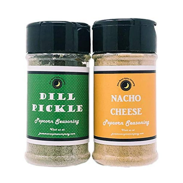 Popcorn Seasoning 2 Pack Dill Pickle Nacho Cheese