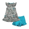thumbnail image 3 of Millie Loves Lily Girls Zebra Printed Top and Dot Short Set,Toddler Girls,Size 3T,2-PCS, 3 of 3