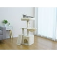 thumbnail image 4 of Home4Cat 4-Level Multi-Functional Cat Tree with Sisal Scratching Post and Sisal Ramp, 4 of 10