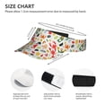 thumbnail image 2 of Kdxio Crabs Shrimps Print Sun Visor Hat Golf Visor Adjustable Velcro Outdoor Sports Cap for Men Women, 2 of 6