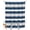 Blue Grey, variant on Split Shower Curtain for Transfer Bench, Navy Blue Grey Stripe Fabric Shower Curtains for Bathroom, Minimalist Farmhouse Striped Tub Sliding Transfer Bench Waterproof Bath Curtains 72"x78"