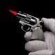 thumbnail image 1 of Red Flame Windproof Jet Lighter - Mini Gun Design Refillable Butane Lighter Keychain, Personalized Men's Gift, 1 of 5