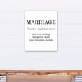 thumbnail image 4 of Creative Products Marriage Definition 16x20 Canvas Wall Art, 4 of 5