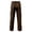 Brown, variant on lnmuld Boys Solid Cargo Straight Leg Pants Drawstring Elastic Waist Multi Pocket Loose Fit Casual Kids Bottoms Size:11-12 Years