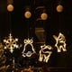 thumbnail image 5 of LED Navidad Hada Luz colgante Navidad Elk Lechón Luz Navidad Ventana Decoración de pared Luces para, 5 of 8