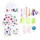thumbnail image 1 of 26 Pcs Children Chef Set Washable Safe Kids Chef Role Play Costume Set with Baking Tool Apron, 1 of 4