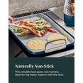 thumbnail image 3 of Caraway Double Burner Griddle - 19x12” Griddle Pan - Non-Stick Ceramic Coated - Oven Safe & Compatible with All Stovetops - Gray, 3 of 7