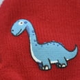 thumbnail image 3 of Karoyedx Boys Gloves Winter Children Winter Warm Padded Thickened Knitted Gloves Cute Cartoon Small Dinosaur Pattern Bag Boy Gloves Children's Gloves Red Size,1-3 Years, 3 of 5