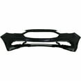 thumbnail image 6 of EPOTOOR Front Bumper Cover Replacement for 2017 2018 Ford Fusion with Tow Hook Hole but w/o Park Assist Sensor Holes Primered FO1000718, 6 of 7