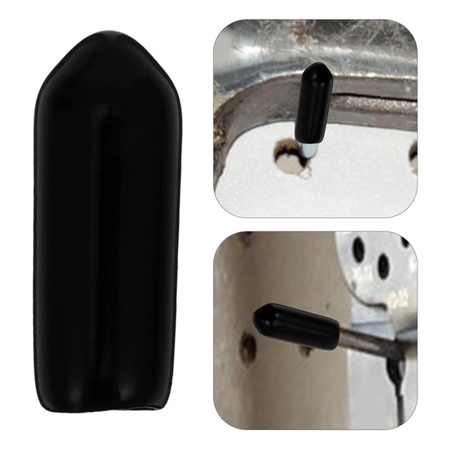 Raindrops 200 Pcs Bolt Ends Caps Rubber Thread Protectors Round Plugs For Pegboard Hooks Supermarket Use