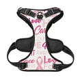 thumbnail image 5 of Bingfone Breast Cancer Pink Ribbons Awareness (2) No Pull Dog Vest Harness For Small Medium Large Dogs Strap For Puppy Walking,Training,Dog Harness-Medium, 5 of 9