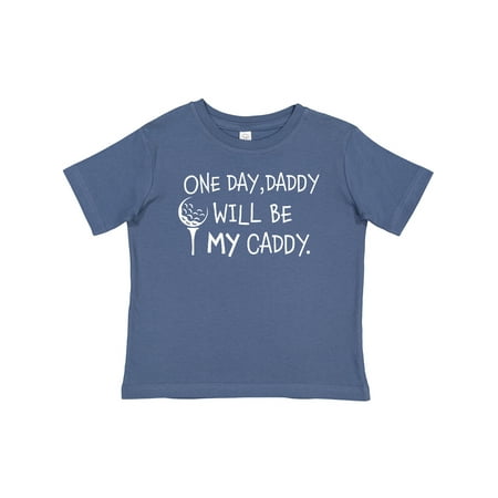 

Inktastic One Day Daddy Will Be MY Caddy- Kids Golfing Gift Baby Boy or Baby Girl T-Shirt