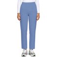 thumbnail image 6 of Women Stretch Straight Leg Pants Elastic Waist Lightweight Work Pants Casual Lounge Athletic Trousers with Pockets Sky Blue L, 6 of 7