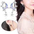 thumbnail image 1 of Pendientes YONGSHENG Moon Splash Galaxy para mujer forma de estrella y luna simulados, 1 of 5