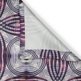 thumbnail image 6 of Ambesonne Vintage Valance & Curtain, Geometric Stripe Circle, 55"x45", Lavender Plum, 6 of 6