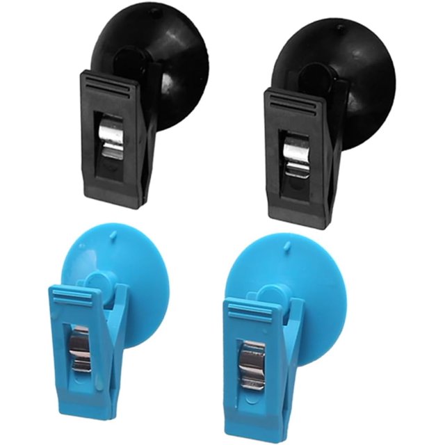 2 pares de Clips de marcado, grapas de archivos, marcapáginas de Metal, Clips de papel para carpetas, abrazadera de Clip para coche