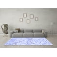 thumbnail image 3 of Ahgly Company Machine Washable Indoor Rectangle Abstract Blue Contemporary Area Rugs, 2' x 3', 3 of 4