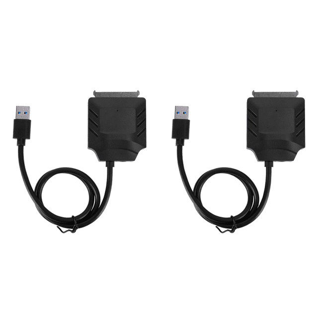 Cable Adaptador Sata A USB 3 0 22 Pines para Disco Duro HDD/SSD 2 5 Y Pulgadas