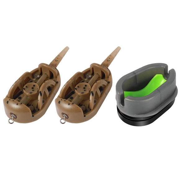 Carp Fishing Method Feeders,Fishing Feeders with Quick Realease Mould,Carp Fishing Accessories 20g 40g Mould,1set x Fishing Feeders