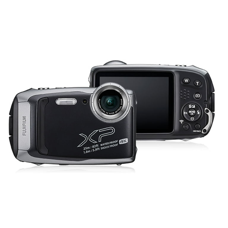 Fujifilm FinePix XP140 Waterproof Digital Camera (Dark Silver