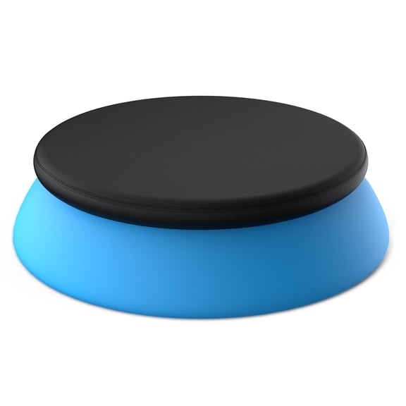 8 ft Round Pool Cover, Compatible with Outdoor Round Inflatable Above Ground Swimming Pool, Elastic Bands for Easy Installation, No Drain Holes, Prevent Leaves, Debris and Dust