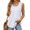 White, variant on TQWQT Tank Tops for Women 2024 Summer Sleeveless Tops Ribbed Trim Scoop Neck Summer Tops Slim Fit Flowy Curved Hem Shirts White L