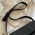 thumbnail image 4 of Bolsa de hombro a la moda con solapa, simples, tela Oxford, de mano para mujer (negro) Ehuebsd Para Estrenar, 4 of 9