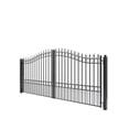 thumbnail image 4 of ALEKO Yard Garden Steel Dual 12 x 6 ft Black Swing Driveway Gate London Style, 4 of 16