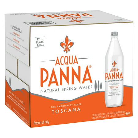ACQUA PANNA Natural Spring Water 12-33.8 fl. oz. (Best Bottled Water Uk)