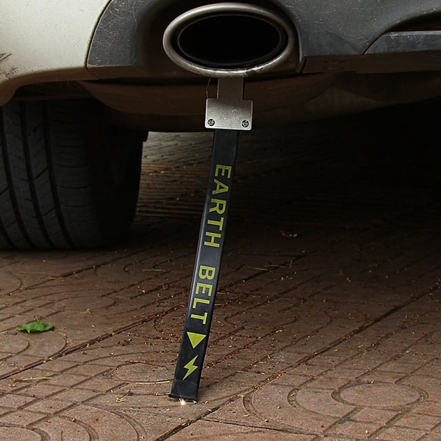 Car Anti Static Strap Electrostatic Earth Belt Canceller Reflective Avoid Antistatic Ground Wire Strap for Cars Trucks black
