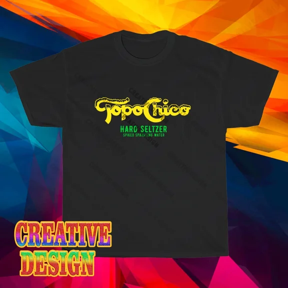 NEW! Topo Chico Hard Seltzer Logo Long Sleeve T-Shirt Funny Size S to 5XL