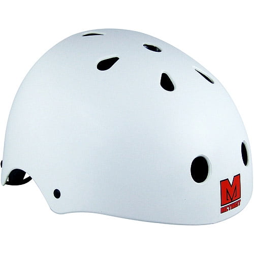 McTwist Solid White Certified skateboard Helmet