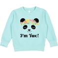 thumbnail image 2 of Inktastic 2nd Birthday Panda Face 2 Year Old Girl Toddler Sweatshirt, 2 of 4