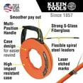 thumbnail image 2 of Klein Tools 0.182 in. W X 100 ft. L Fiberglass Fish Tape 1 pk, 2 of 11