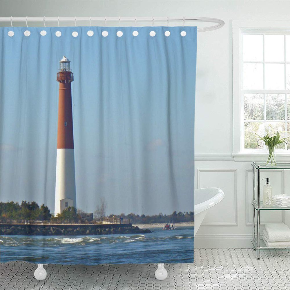 SUTTOM Shore Barnegat Lighthouse Long Beach Island New Coastal Inlet