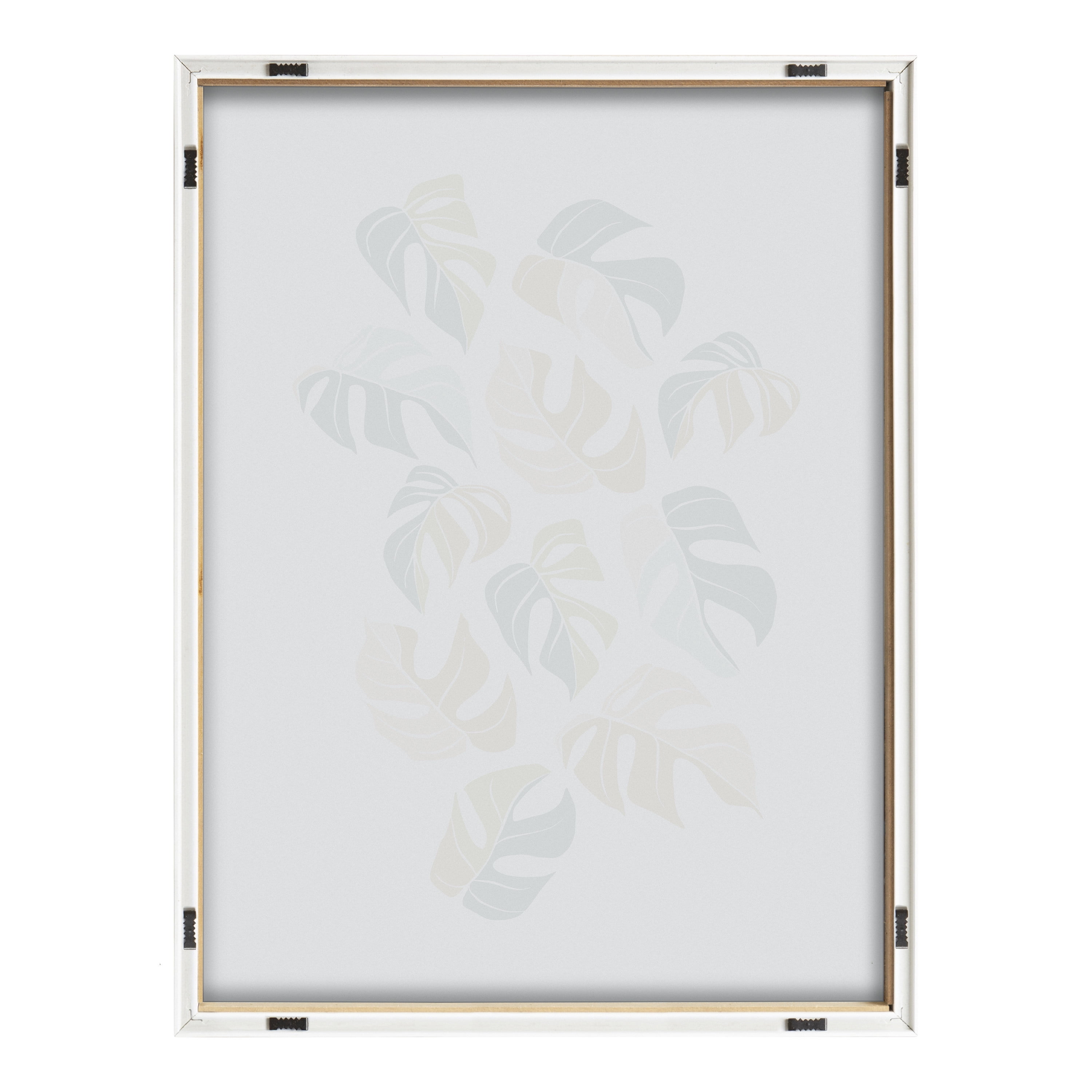 Blake Tropical Leaves 02 18 in x 24 in Framed Painting Art Prints, by Kate and Laurel