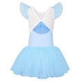 thumbnail image 2 of BAOHULU Princess Tulle Dress Ballet Leotard for Girls Ruffle Sleeve Dance Outfit, 2 of 6